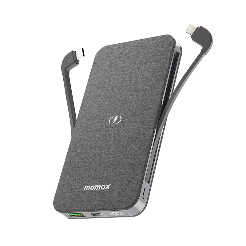 Momax Q.Power TOUCH 2 無線充電流動電源 10000mAh IP112MFID 深灰色