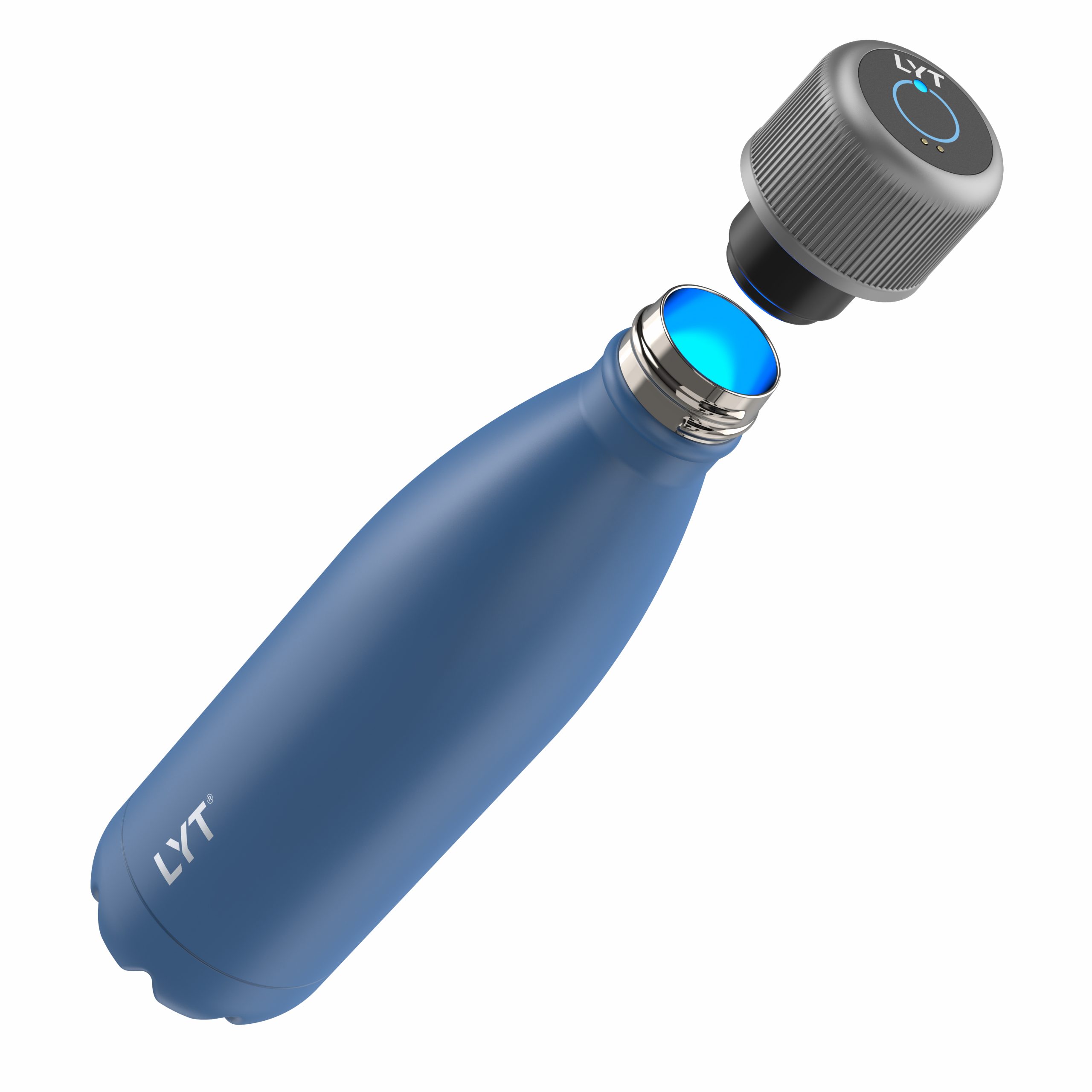 LYT UV-C Water Bottle 500ml – Classic Blue