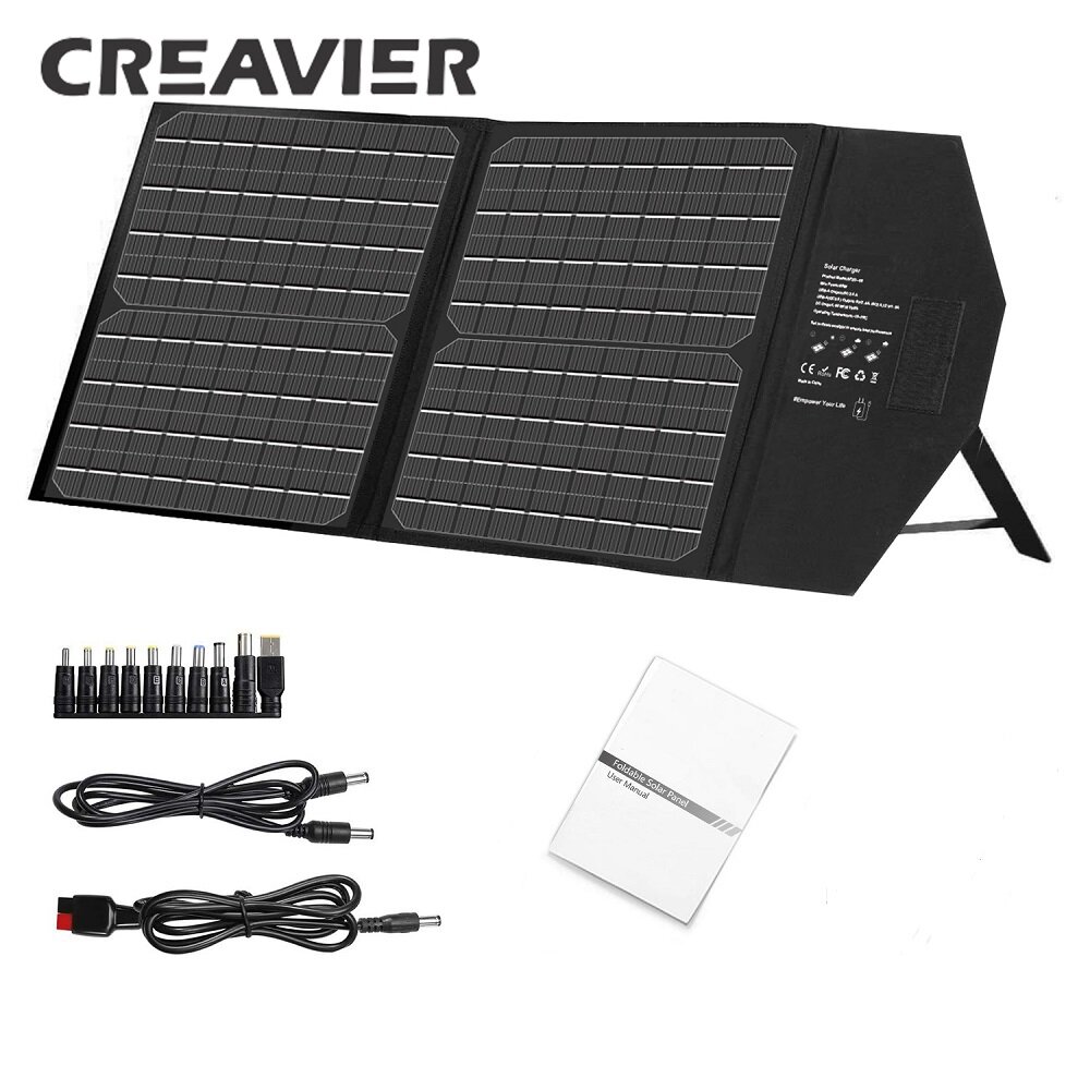 MasterTool - CREAVIER 30W折疊多功能太陽能板，USB輸出快充光伏板儲能電源