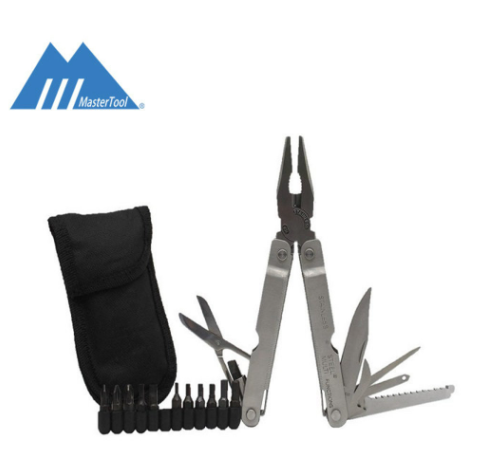 MasterTool - MasterTool Multi Tool with Nylon Pouch & Screw Bits