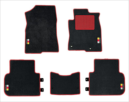 MUGEN SPORTS MAT (RED X BLACK) TYPE R FL5