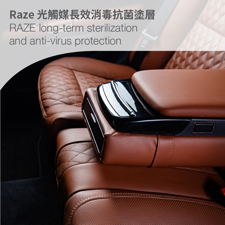 RAZE long-term sterilization and anti-virus protection (SUV / MPV)