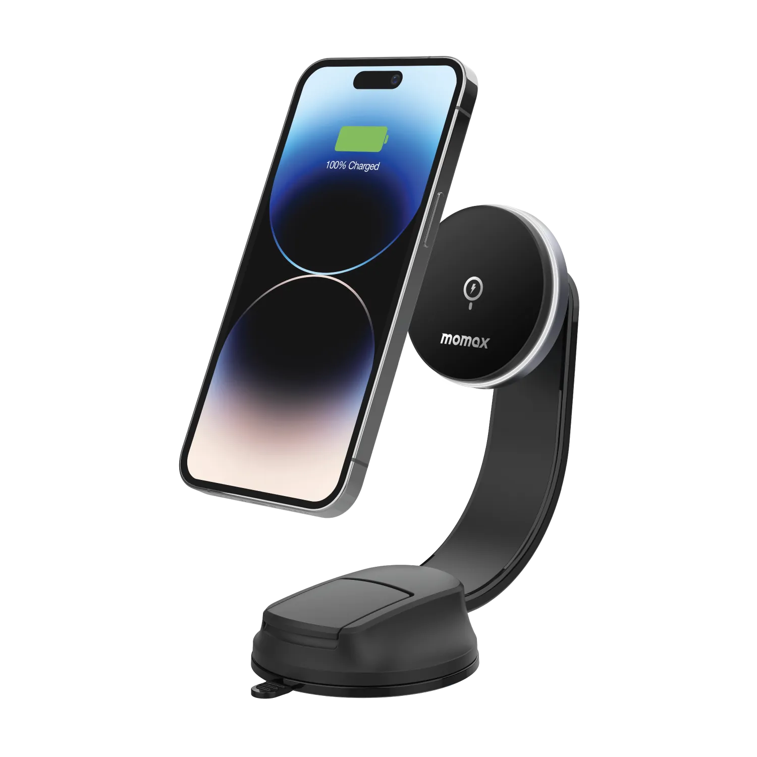 Momax Q_Mag Mount 5 15W magnetic wireless charging car mount CM25B