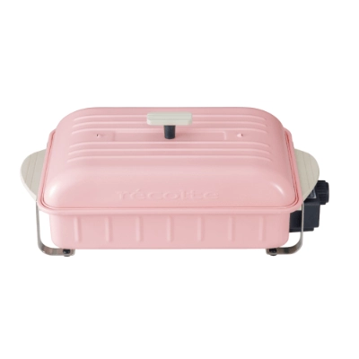récolte RBQ-1(R) Home BBQ 日式電熱鍋 粉紅色