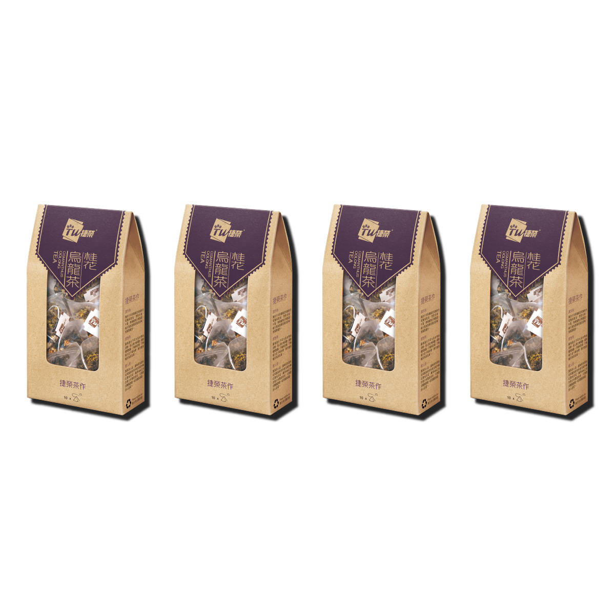 TW Osmanthus Oolong Tea Bag 2.5g x 10 sachets x (4 boxes)