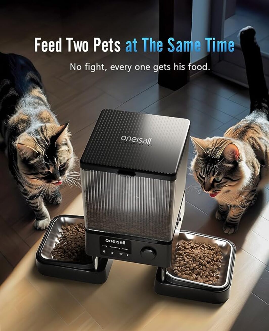 ONEISALL PFD002 Automatic Pet Food Dispenser
