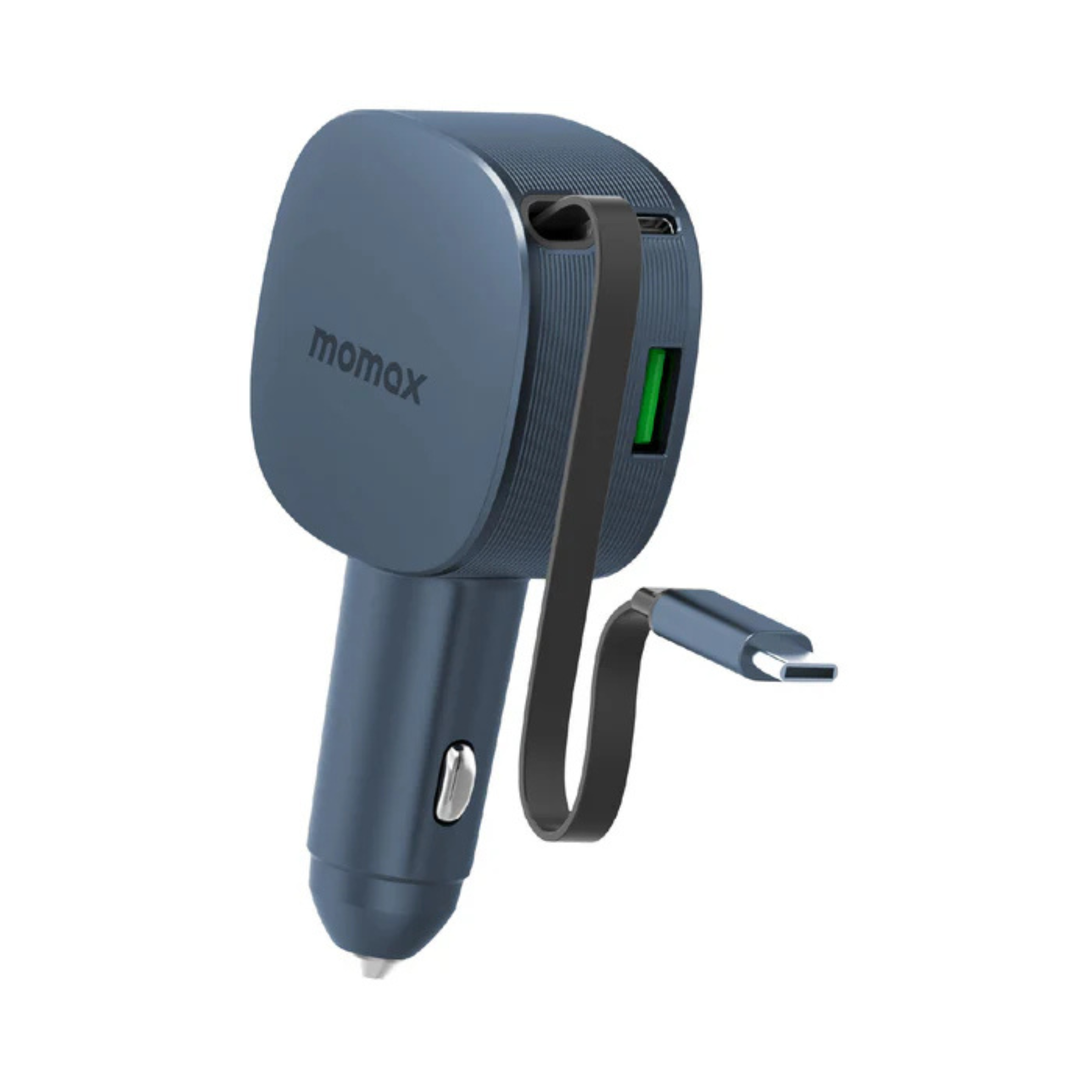 1-Move⁺ 2-Port Car Charger | Built-In Retractable Cable 60W | MOMAX