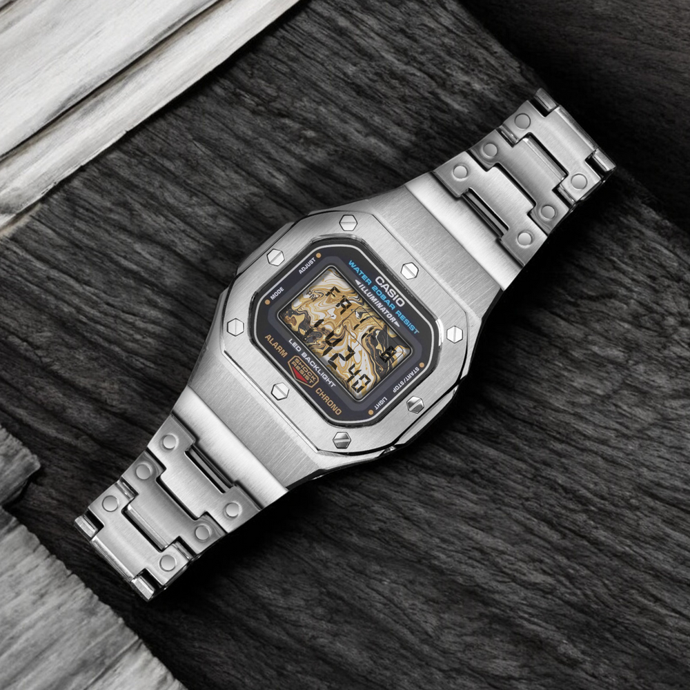 Royal Oak G-SHOCK Dw5600UE  (5-color) | Wccustomade | Couple Watches | Customized Watch