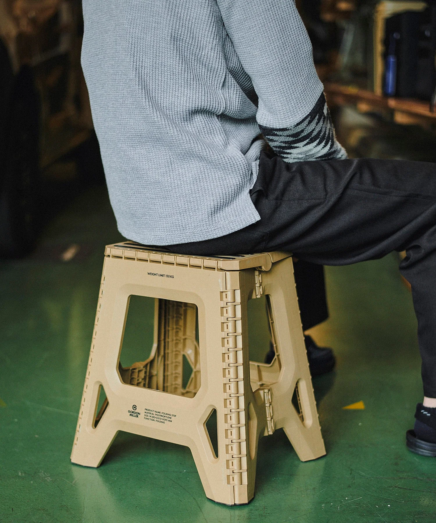 日本 GORDON MILLER 摺疊凳子 (沙棕色) | GML