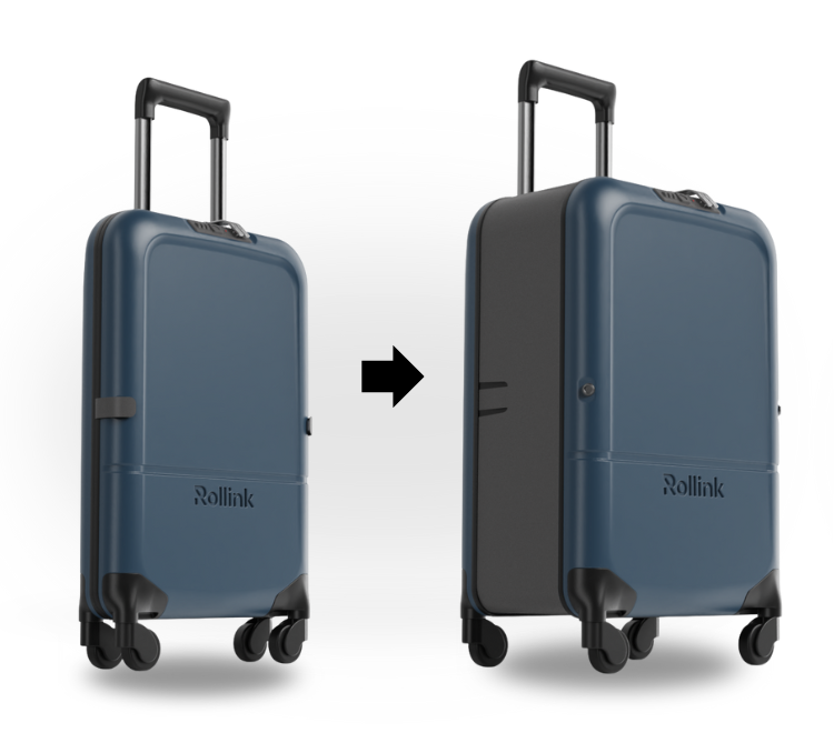 Rollink Flex 21吋四輪摺疊行李箱 (FLEX LIGHT - PC) - Atlantic Blue