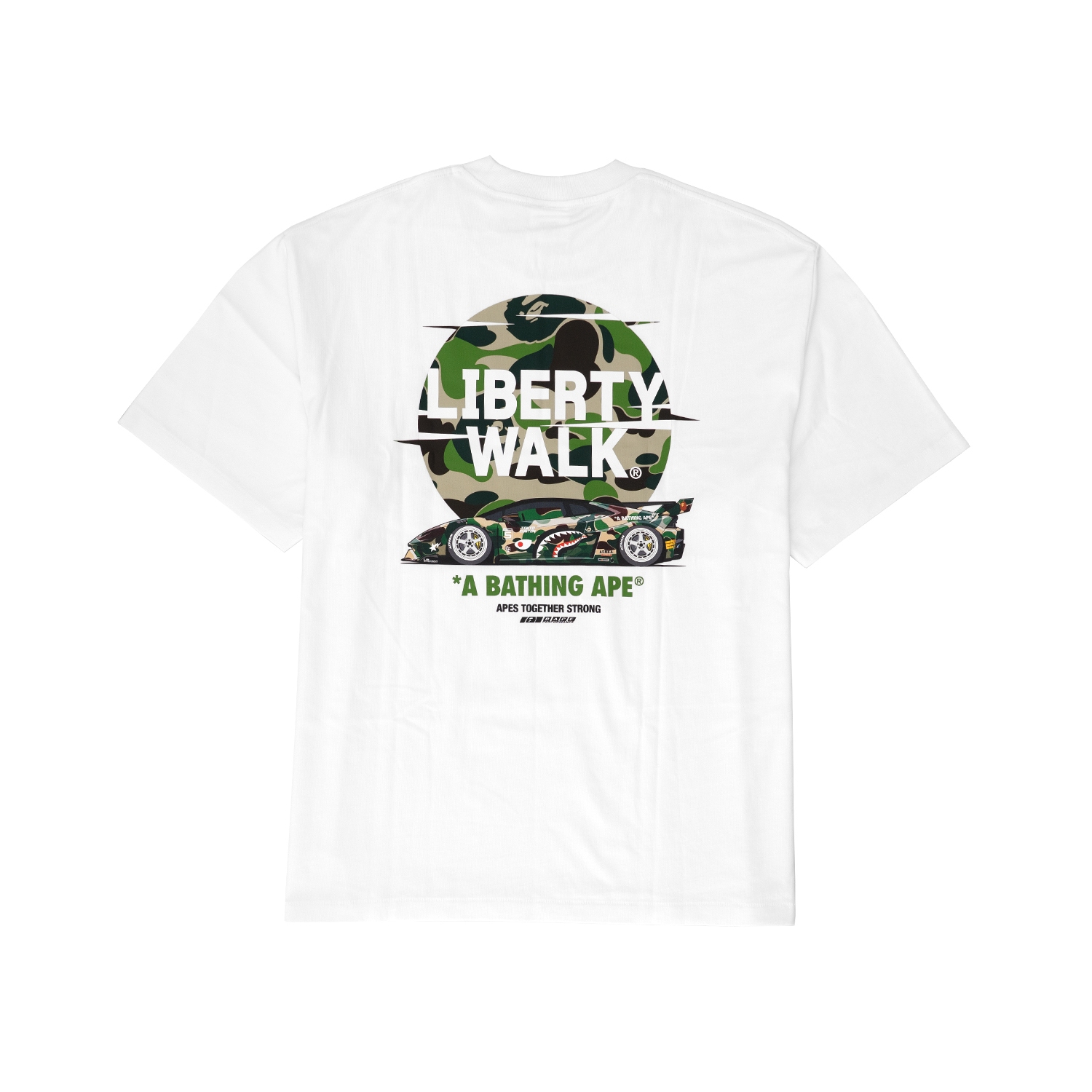 LBWK x KBAPE Camouflage Hinomaru Huracán T-SHIRT (SIZE L) | LIBERTY WALK