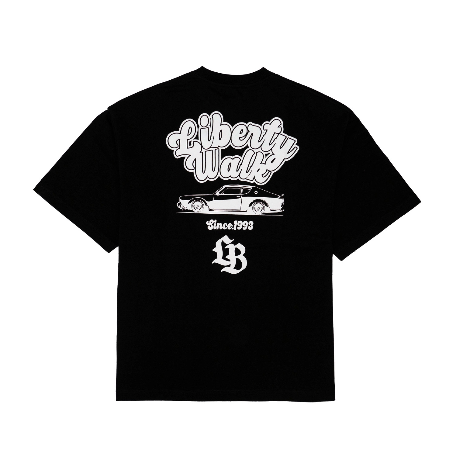 LB x NEWERA OVERSIZED KENMERRY TEE - BLACK (SIZE XL) | LIBERTY WALK