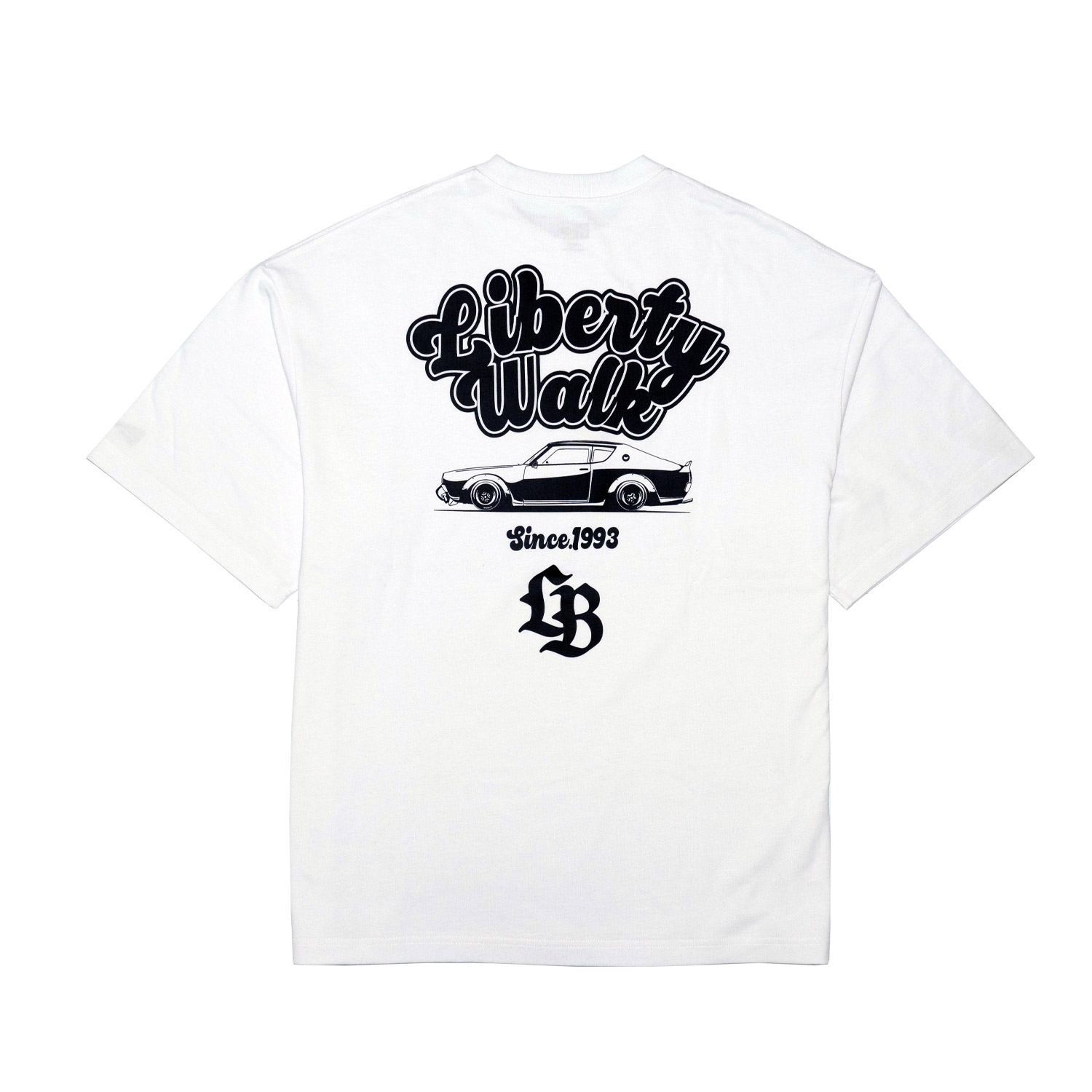 LB x NEWERA OVERSIZED KENMERRY TEE - WHITE | LIBERTY WALK