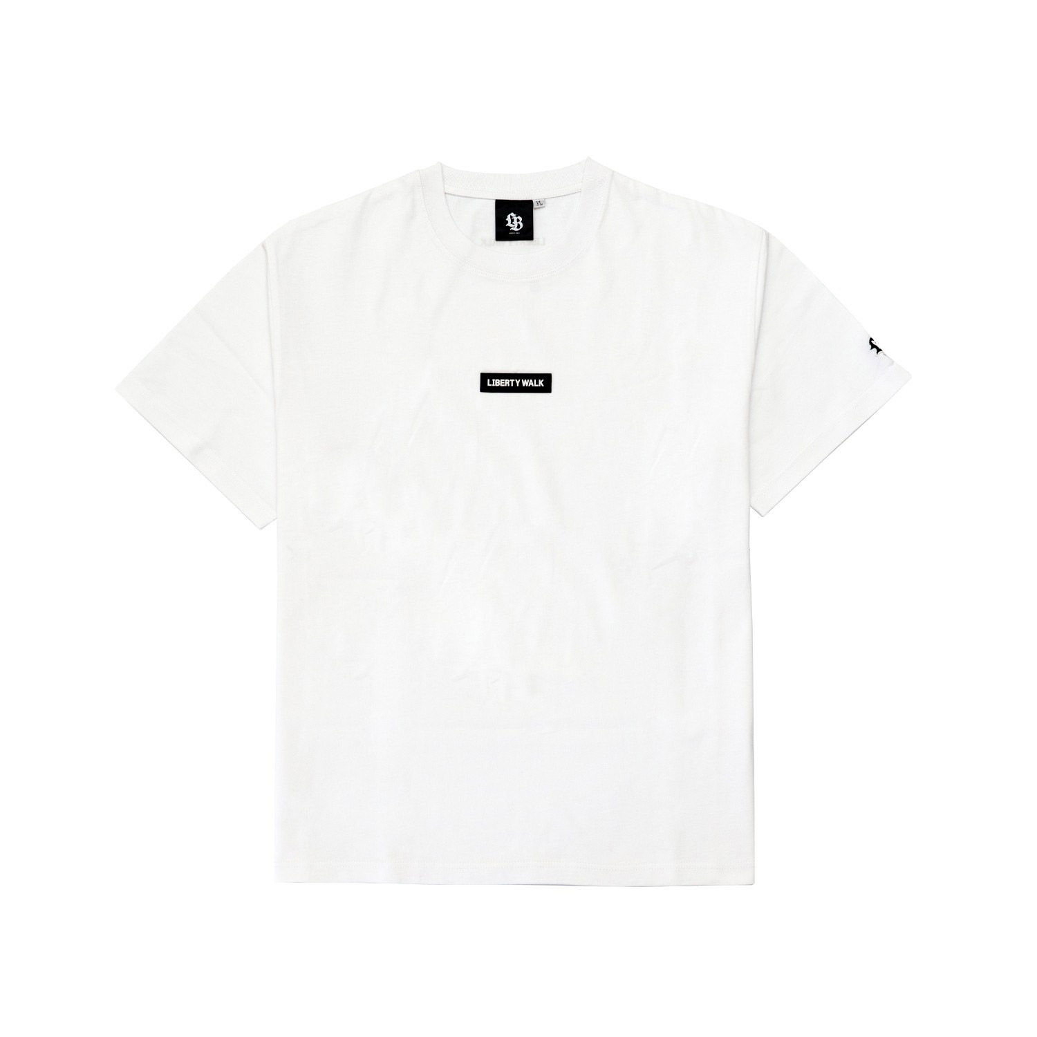 LB SILICON PATCH TEE - WHITE | LIBERTY WALK