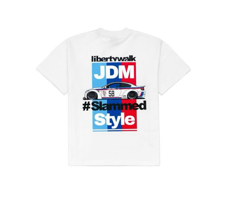 LB JDM STYLE M3 TEE – WHITE | LIBERTY WALK