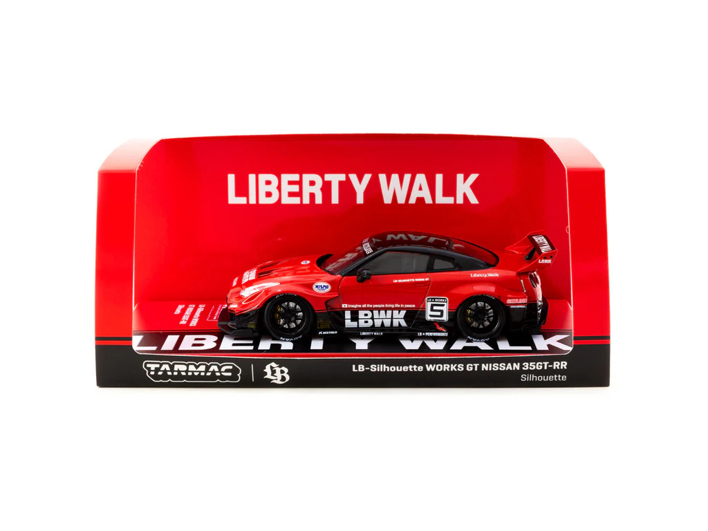 TARMAC WORKS 1/43 LB-SILHOUETTE GTR RED&BLACK | LIBERTY WALK