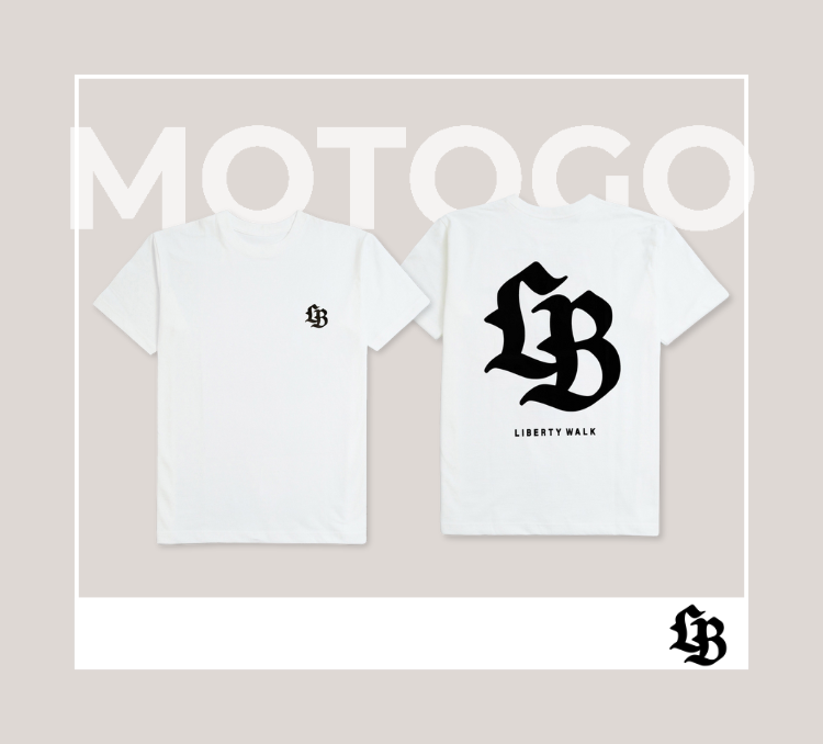 LIBERTY WALK 經典標誌 T 恤 – 白色 | LBWK 情侶 Tee | LIBERTY WALK