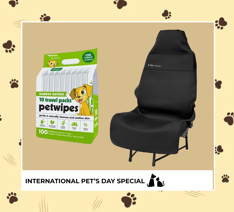 寵物清潔 × 車內防護實用套裝 | 國際寵物日限定