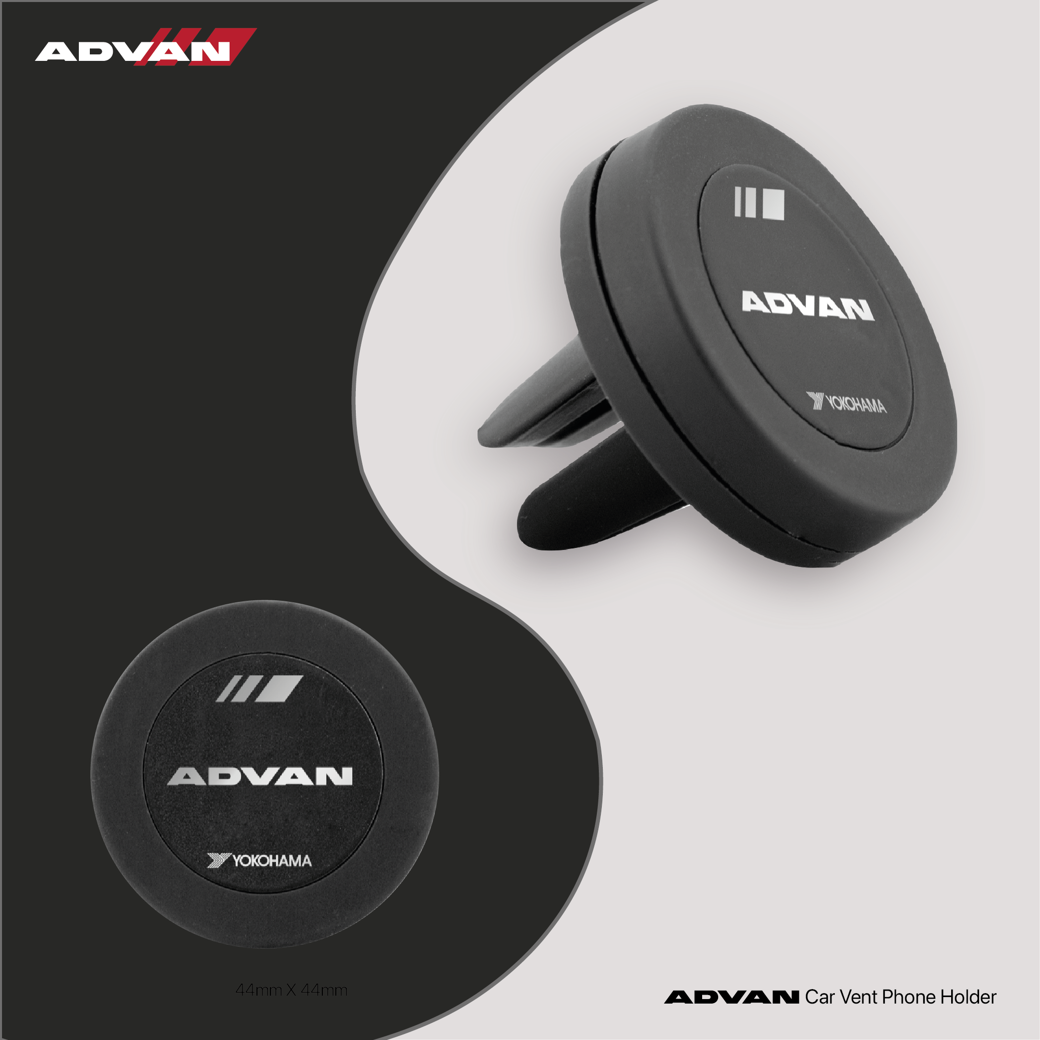 ADVAN Car Vent Magnetic Phone Holder