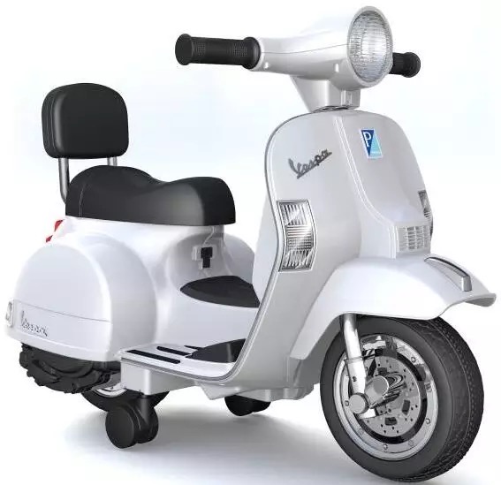 Mini Vespa Electric Ride On , White