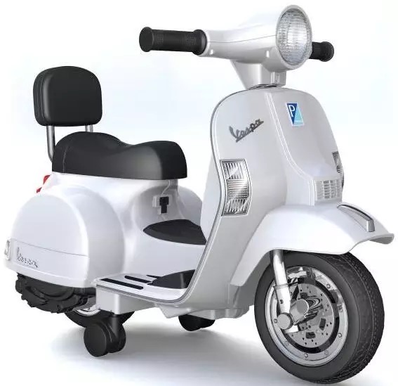 Mini Vespa 兒童電動車  白色