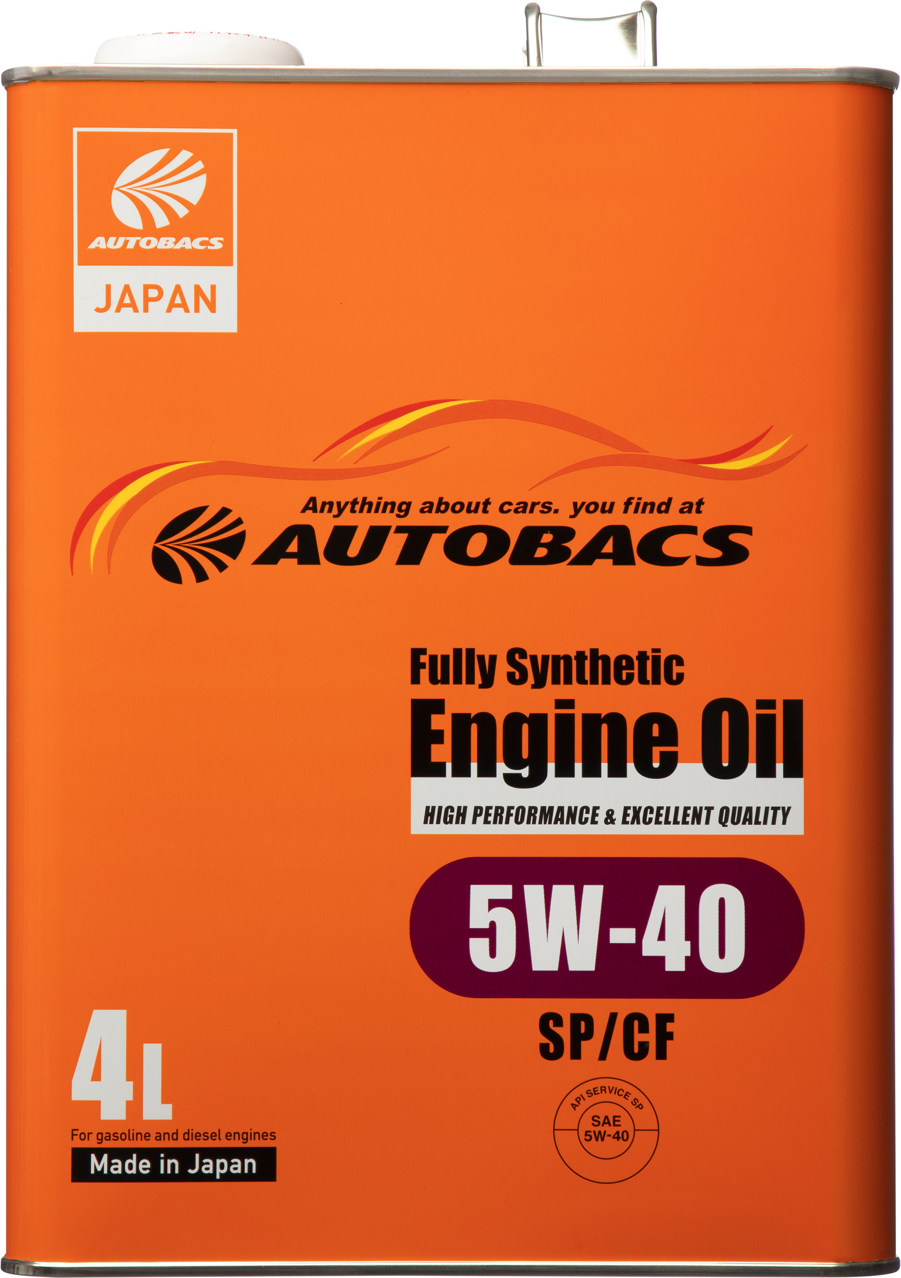 AUTOBACS 日本原裝私家車機油 5W40 SP/CF (4L)