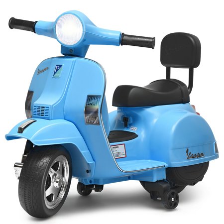 Mini Vespa 兒童電動車  藍色
