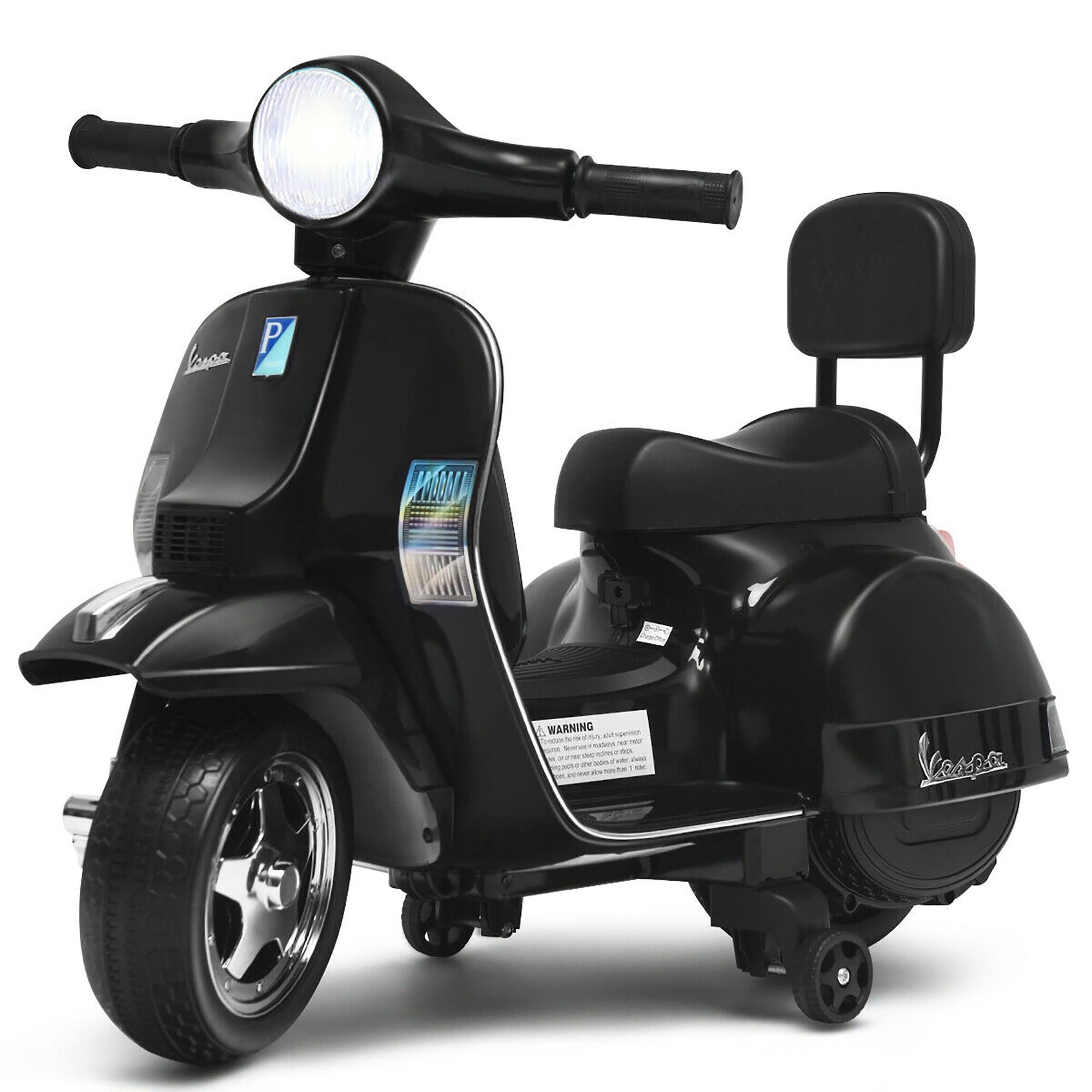 Mini Vespa 兒童電動車  黑色