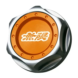 MUGEN HEXAGON OIL FILLER CAP (ORANGE)