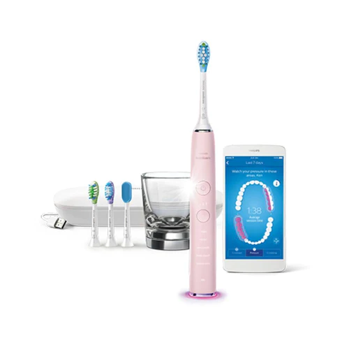 Philips 飛利浦 Sonicare Diamond Clean Smart 9500 系列聲波震動牙刷 HX9924 粉紅色