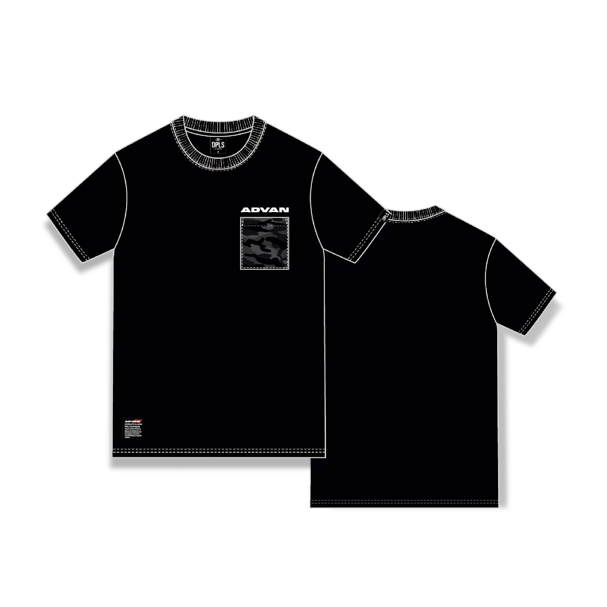 ADVAN x DPLS Camouflauge pocket Tee